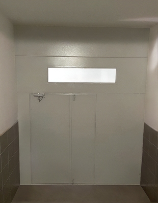 Дверь-перегородка со стеклом