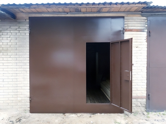 Ворота с калиткой